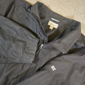 Cutter And Buck WeatherTec Wind Water Resistant Jacket Men's 4XB Black Pullover